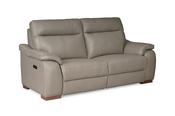 Lorenza Leather 3 Seater Electric Recliner Sofa image