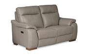 Lorenza Leather 2 Seater Electric Recliner Sofa image
