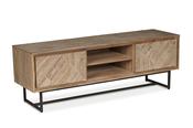 Luna Whitewash 2 Door TV Stand image