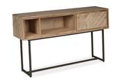 Luna Whitewash Console Table
