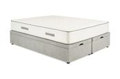 Lux Grey Fabric Double 4' Ottoman - Half Opening image