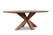 Madrid Oak Dining Table X-Leg 2.0m image