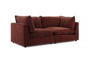 Manhattan Rust Fabric Sofa - 2 Seater-Outlet-New Ross image