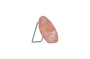 Marble Table Clock Pink 21cm image