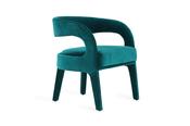 Mia Teal Velvet Armchair image