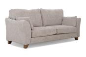 Milburn Cream Fabric Sofa - 3 Seater image