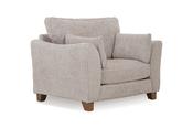 Milburn Cream Fabric Armchair