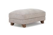 Milburn Cream Fabric Footstool image