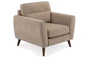 Milner Cream Fabric Armchair