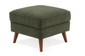 Milner Green Fabric Footstool