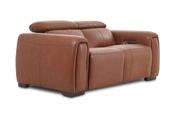 Muse Brown Leather  Electric Recliner Sofa - 2  Seater with Heated Seats image