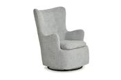 Nelson Grey Fabric Armchair Rocker Swivel
