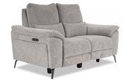 Oliveira Grey Fabric Electric Sofa - 2 Seater with Head Tilt image