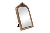 Ornate Brass Table Mirror