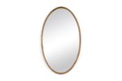 Oval Brass Mirror 102x67cm image