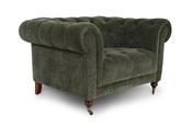 Oxford Green Fabric Armchair image