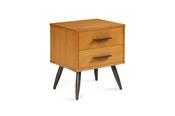 Paloma Oak 2 Drawers Bedside Table image