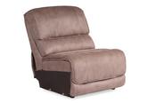 Paramount Brown Fabric Armless Unit