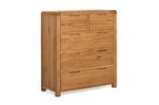 Radcliff Oak 5 Drawers Chest image