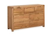Radcliff Oak 7 Drawers Chest image