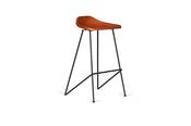 Reggio Brown Leather Counter Stool
