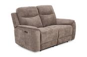 Rhapsody Grey Fabric Electric Recliner Sofa - 2 Seater image