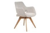 Rhodes Grey Swivel Dining Chair