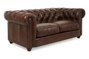 Richmond Brown Leather Sofa - 2 Seater image
