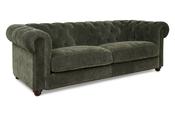 Richmond Green Fabric Sofa - 3 Seater image