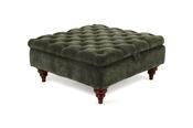 Richmond Green Fabric Storage Footstool image