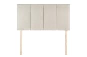 Rubin Grey Fabric Standard Height 4'6' Double Headboard image