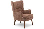 Greta Speckled Ruby Fabric Armchair image