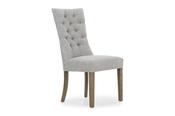 Santino Light Grey Dining Chair with Grey Leg image