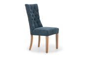 Santino Navy Dining Chair with Natural Oak Leg