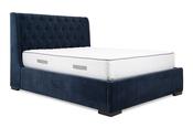 Serenity Navy Fabric King 5' Storage Bed image