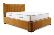 Shelly Gold Fabric King 5' Storage Bed Frame image