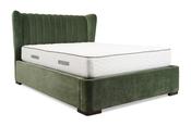 Shelly Green Fabric King 5' Storage Bed Frame image