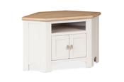Sherbury Grey Oak 2 Doors Corner TV Stand image