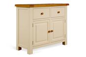 Somerset Cream Oak 2 Drawers 2 Doors Sideboard image
