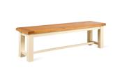 Somerset Cream Oak Large Bench