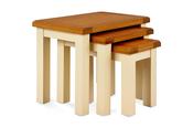 Somerset Cream Oak Nest of Tables image