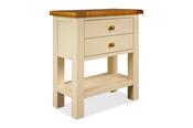 Somerset Cream Oak Small 2 Drawers Console Table