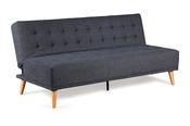 Studio Navy Fabric 3 Seater Sofa Bed image