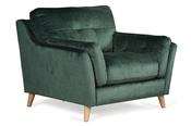 The Oliver Green Velvet Armchair image