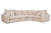 Layla Grey Fabric Corner Sofa-Outlet-New Ross image