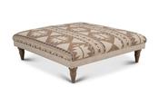 Sarah Cream Fabric Footstool image