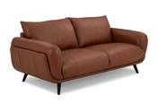 Rochford Brown Leather Sofa - 3 Seater image