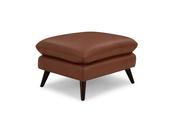 Rochford Brown Leather Footstool image