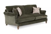 Kinvara Green Fabric Sofa - 3 Seater