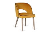 Supra Gold Fabric Dining Chair-Outlet